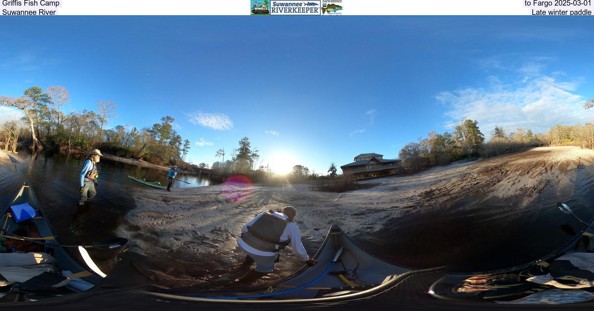 Griffis Fish Camp to Fargo 2025-03-01, Suwannee River, Late Winter paddle