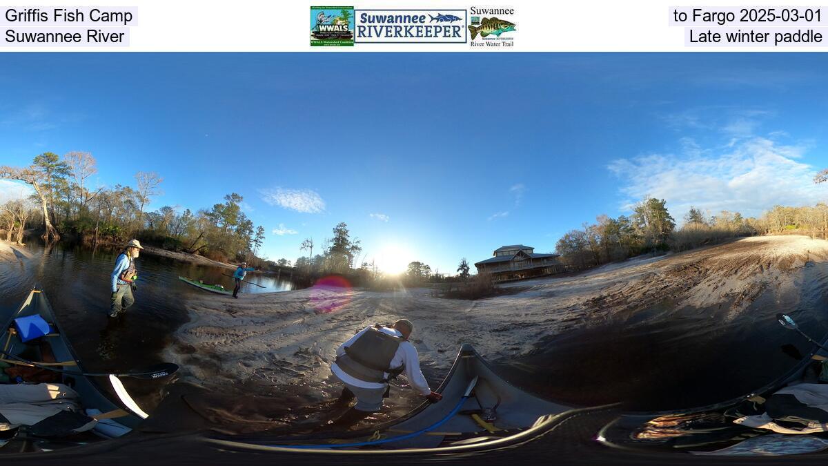 Griffis Fish Camp to Fargo 2025-03-01, Suwannee River, Late Winter paddle