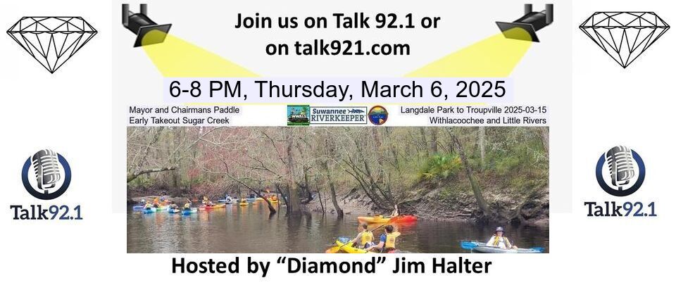 [Mayor and Chairman's Paddle, WWALS River Revue, etc. on The Spotlight Show, Talk921.com, Thursday, March 6, 2025, 6-7 PM]