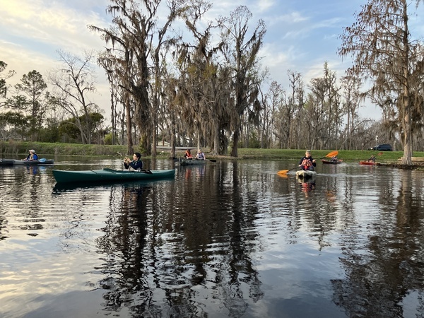 [Boaters exiting the ramp pool --Gretchen Quarterman]