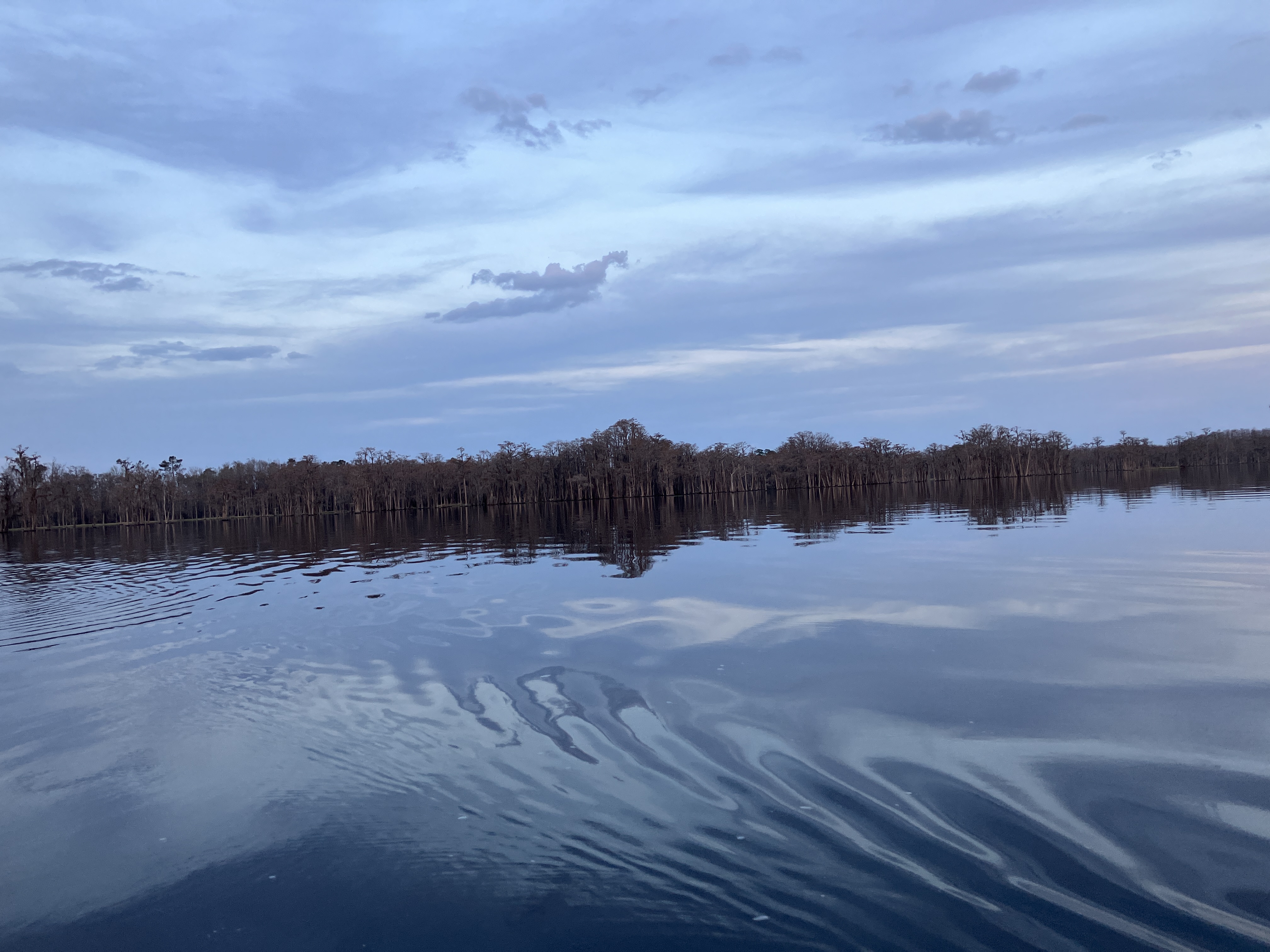 Cerulean sky and water --Gretchen Quarterman