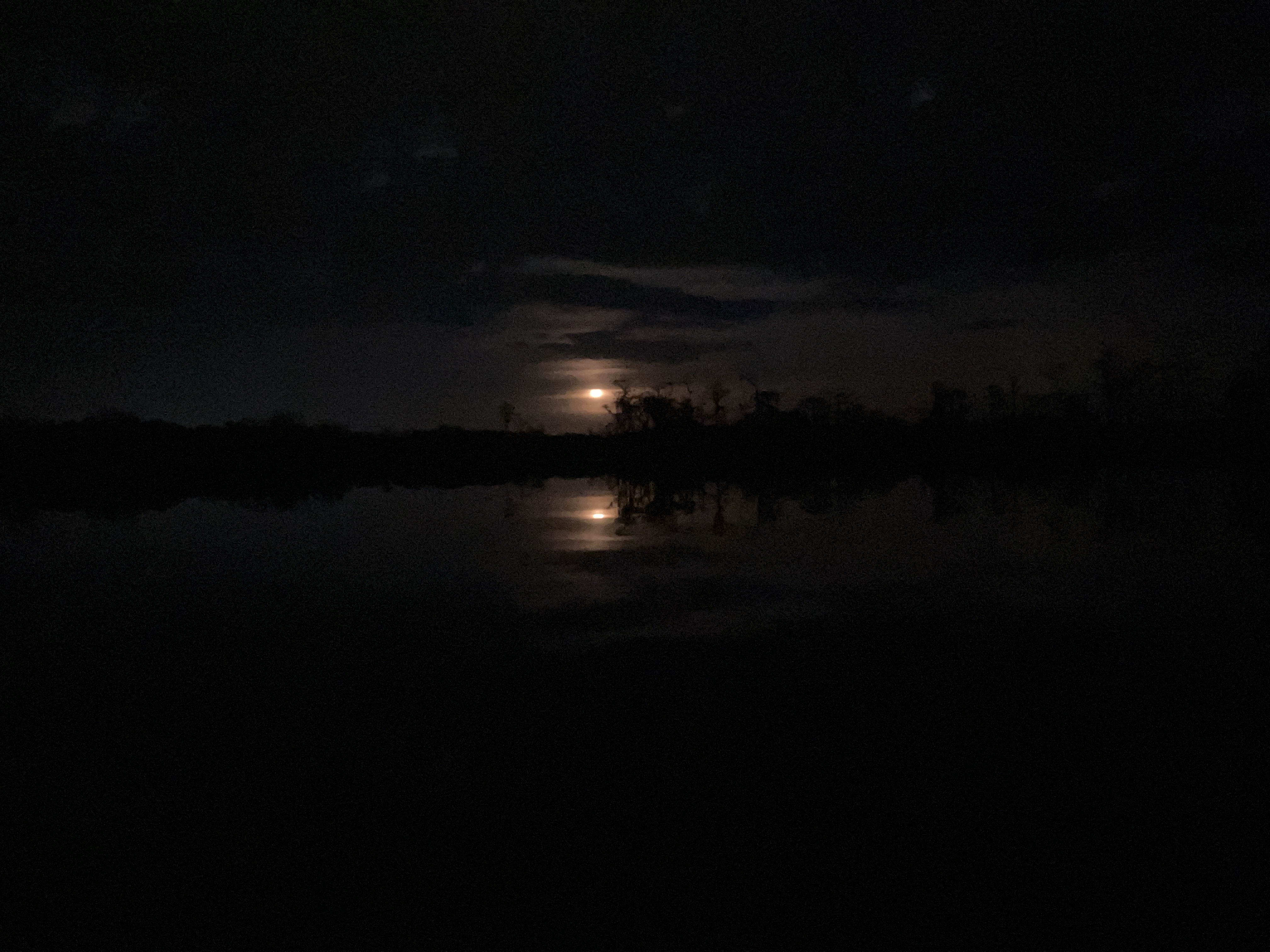 Moonrise reflection --Gretchen Quarterman
