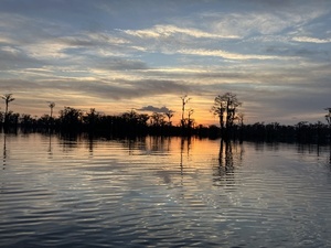 [Sunset with no boats --Gretchen Quarterman]