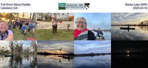 [Full Worm Moon Paddle, Banks Lake NWR, Lakeland, GA, 2025-03-14]