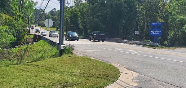 Repaired Gornto Road Bridge, Sugar Creek, 11:52:59, 30.8605534, -83.3182575