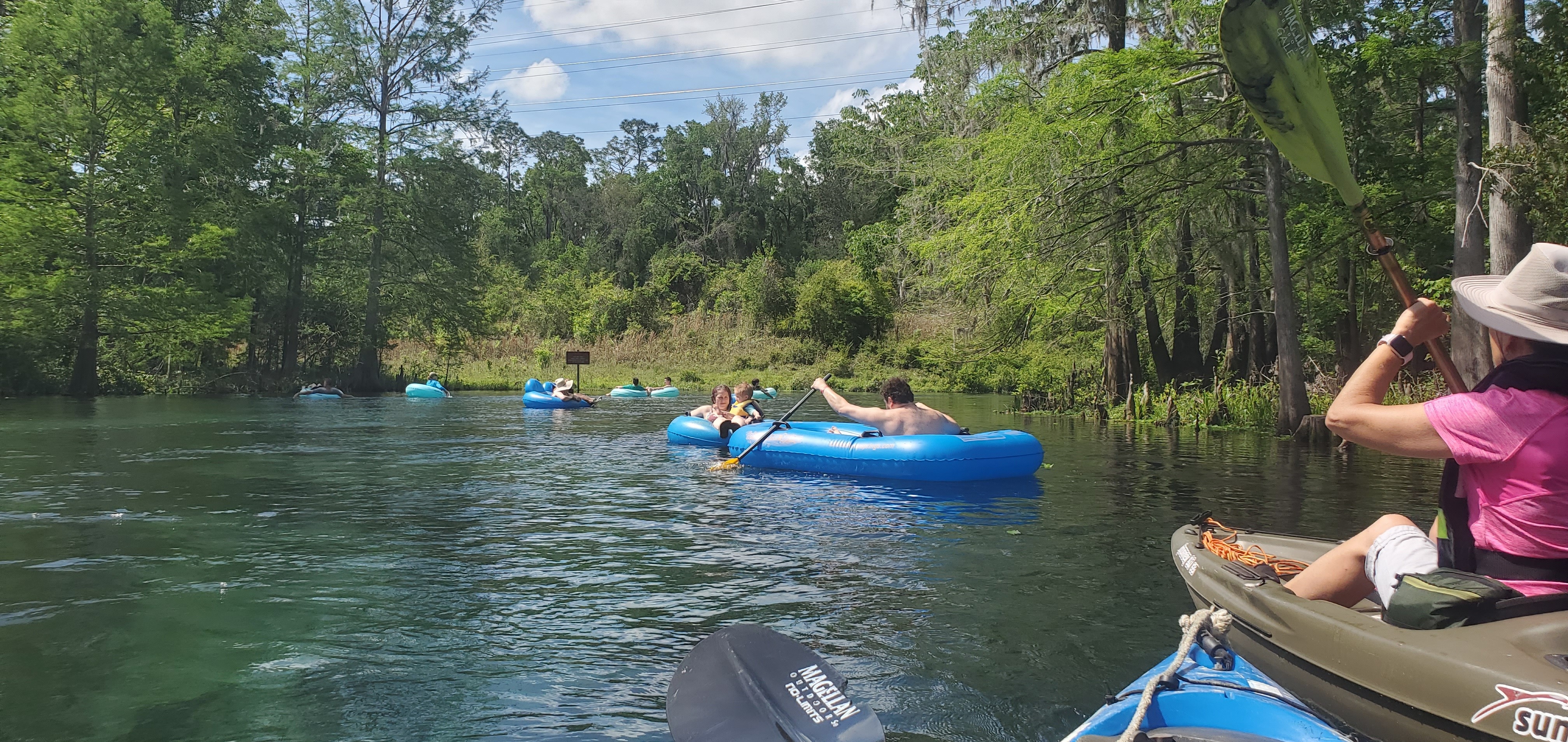 Tubers heading for exit, 11:49:02, 29.9549247, -82.7829449