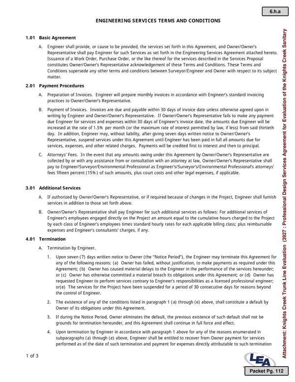 1.01 Basic Agreement