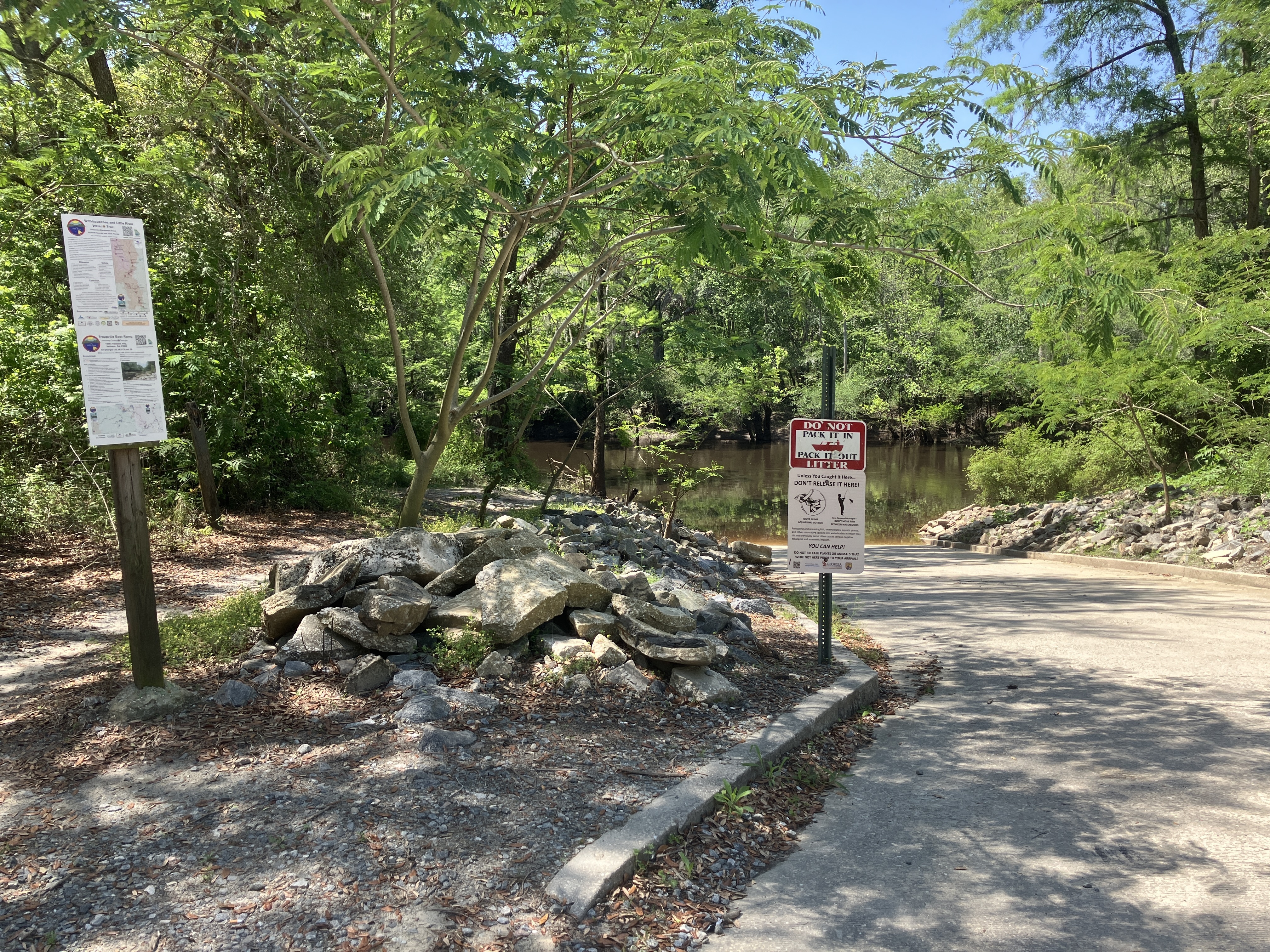 Troupville Boat Ramp, Little River @ GA 133 2025-04-09