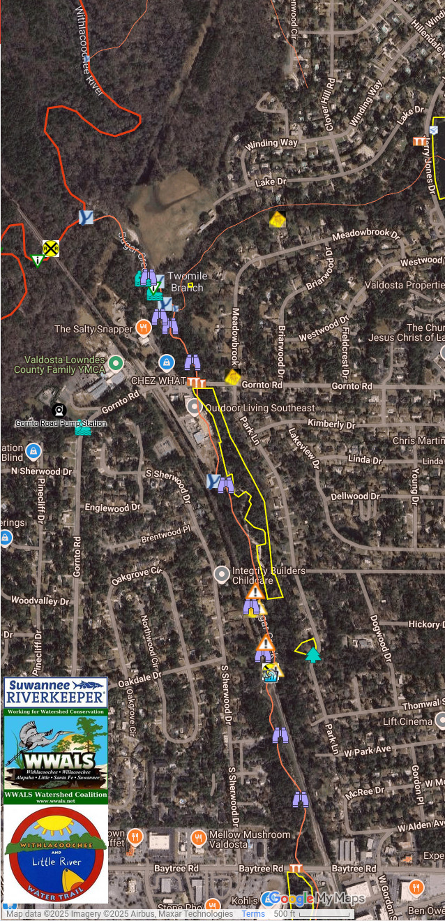 Map: Sugar Creek --WLRWT