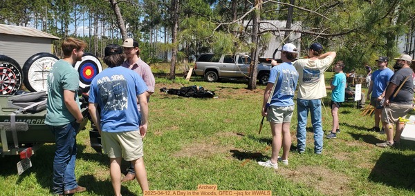 Archery, 2025-04-12, A Day in the Woods, GFEC --jsq for WWALS