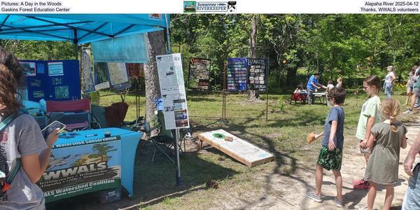 Pictures: A Day in the Woods, Alapaha River 2025-04-12, Gaskins Forest Education Center, Thanks, WWALS volunteers