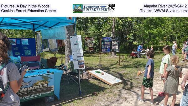 Pictures: A Day in the Woods, Alapaha River 2025-04-12, Gaskins Forest Education Center, Thanks, WWALS volunteers