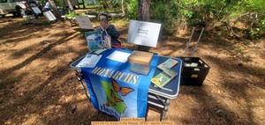 [Moarch Butterfly, 2025-04-12, A Day in the Woods, GFEC --jsq for WWALS]