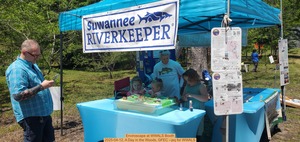 [Enviroscape at WWALS Booth, 2025-04-12, A Day in the Woods, GFEC --jsq for WWALS]