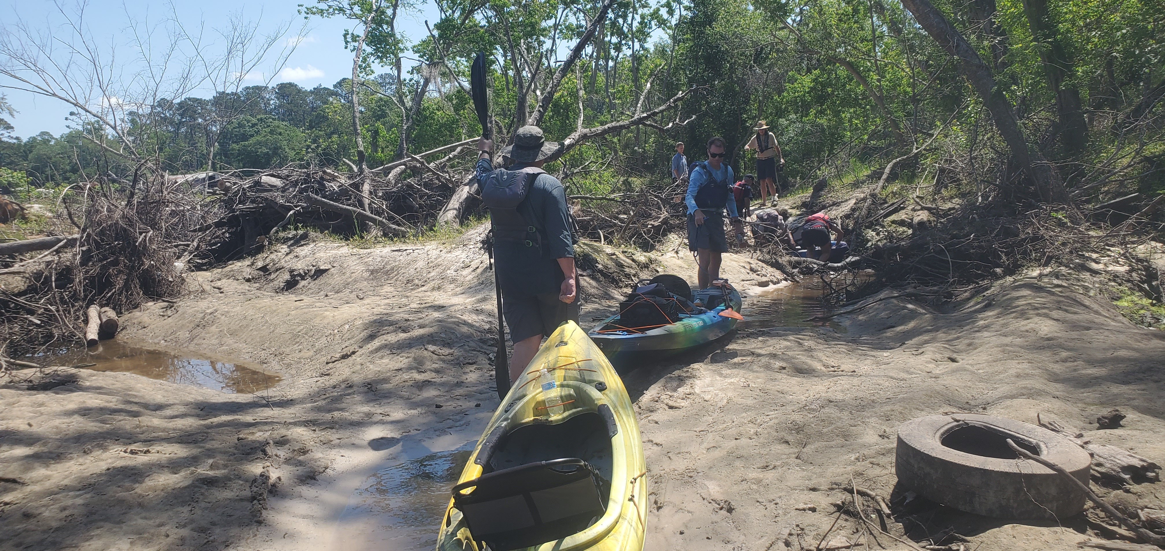 Not far to portage, 12:17:19, 30.8633856, -83.3195195
