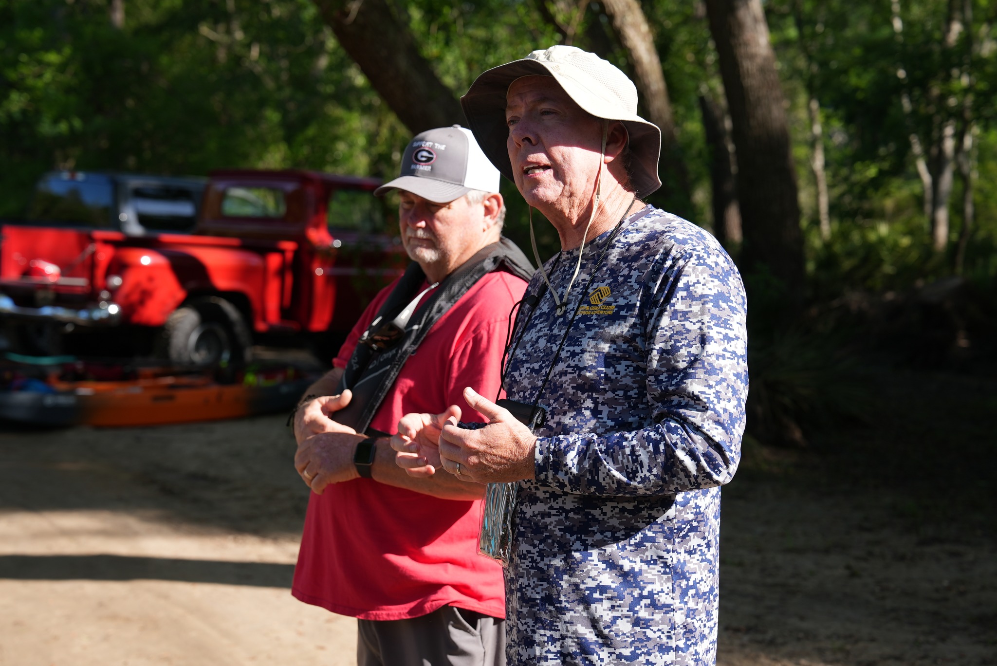 Lowndes County Chairman Bill Slaughter and Valdosta Mayor Scott James Matheson --Catherine Ammons