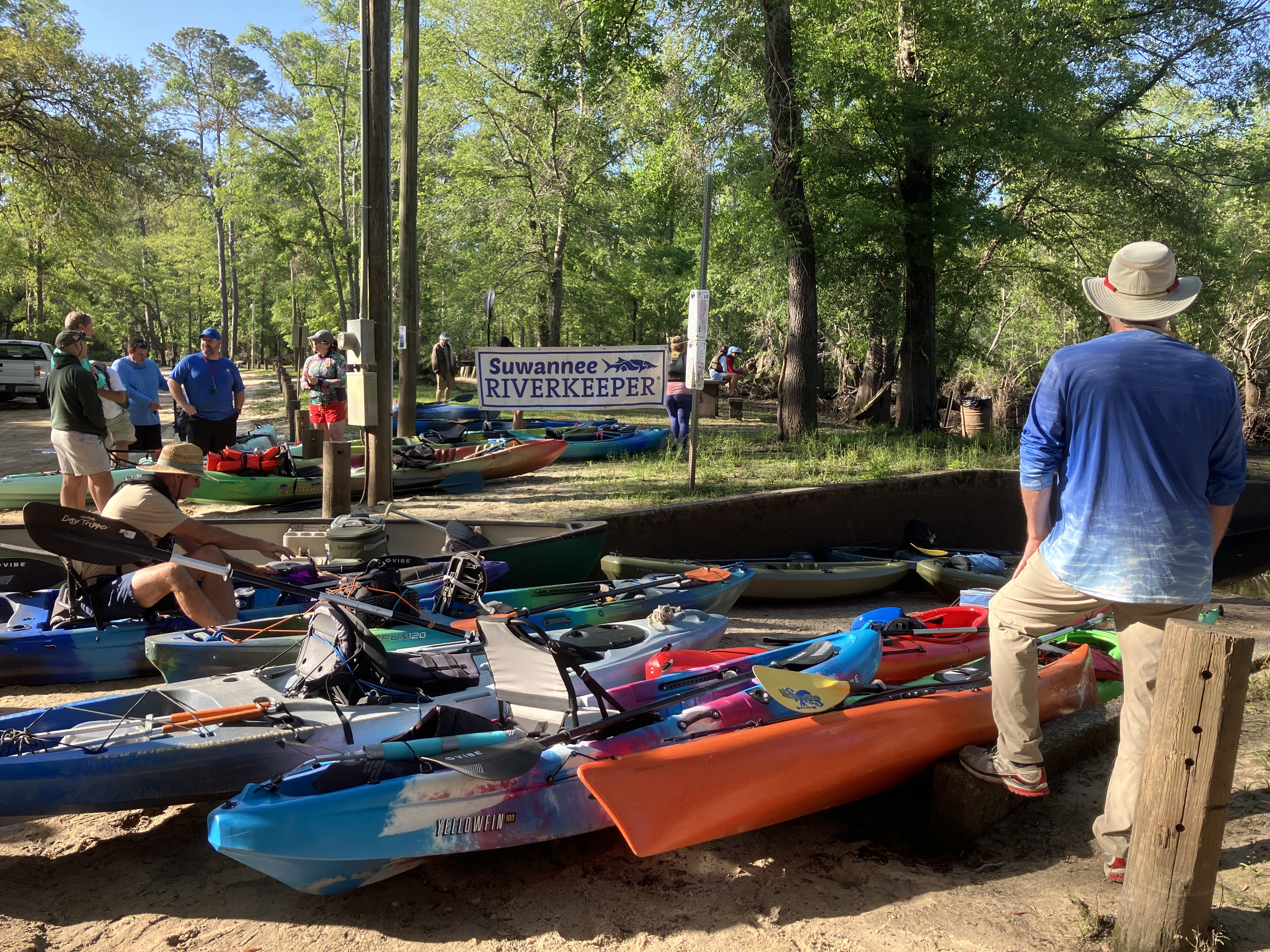 Suwannee Riverkeeper banner --Gretchen Quarterman