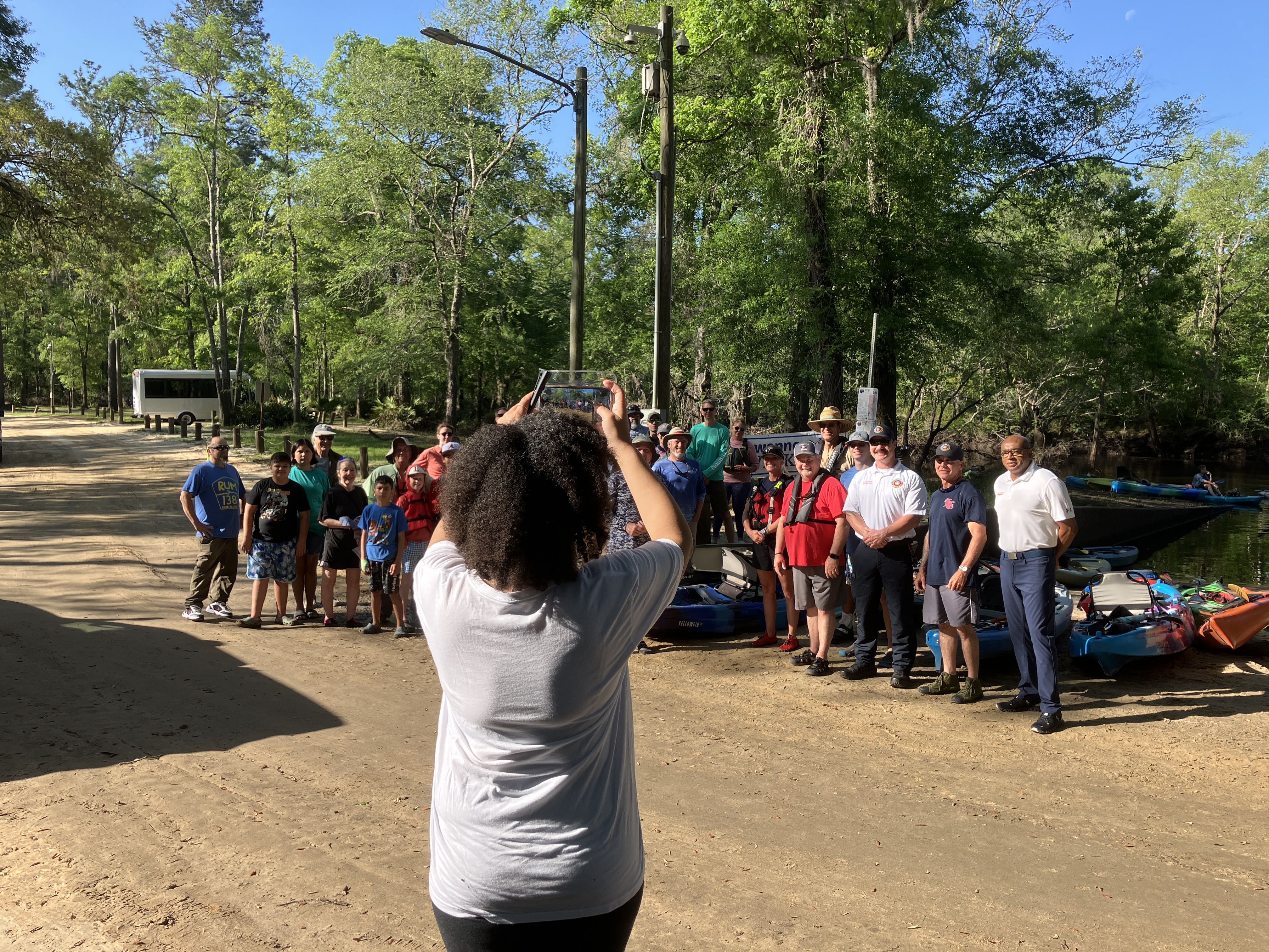 Valdosta Assistant City Manager Catherine Ammons photographing --Gretchen Quarterman