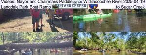 [Videos: Mayor and Chairmans Paddle, Withlacoochee River 2025-04-19, Langdale Park Boat Ramp to Sugar Creek]