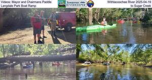 [Videos: Mayor and Chairmans Paddle, Withlacoochee River 2025-04-19, Langdale Park Boat Ramp to Sugar Creek]