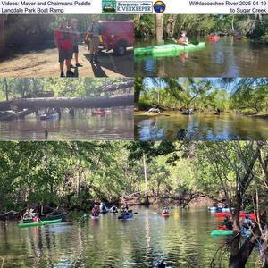 [Videos: Mayor and Chairmans Paddle, Withlacoochee River 2025-04-19, Langdale Park Boat Ramp to Sugar Creek]