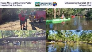 [Videos: Mayor and Chairmans Paddle, Withlacoochee River 2025-04-19, Langdale Park Boat Ramp to Sugar Creek]