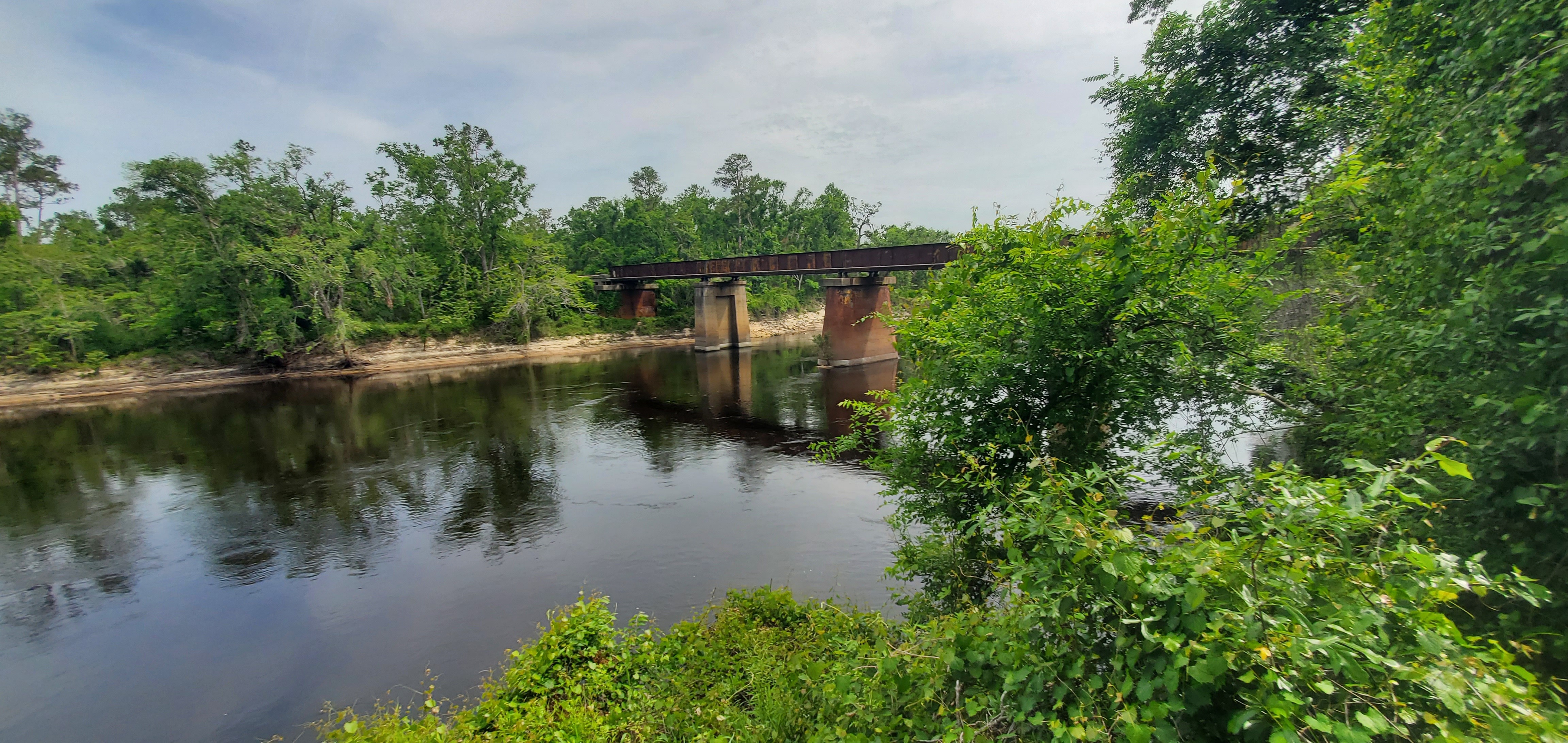 Upstream to the CSX RR Bridge