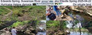 [Edwards Spring, Suwannee River, aka Ellaville Spring 2025-04-22, Hurricane Helene damage, On private land]