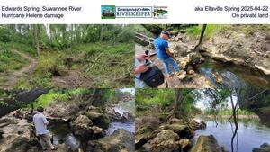 [Edwards Spring, Suwannee River, aka Ellaville Spring 2025-04-22, Hurricane Helene damage, On private land]