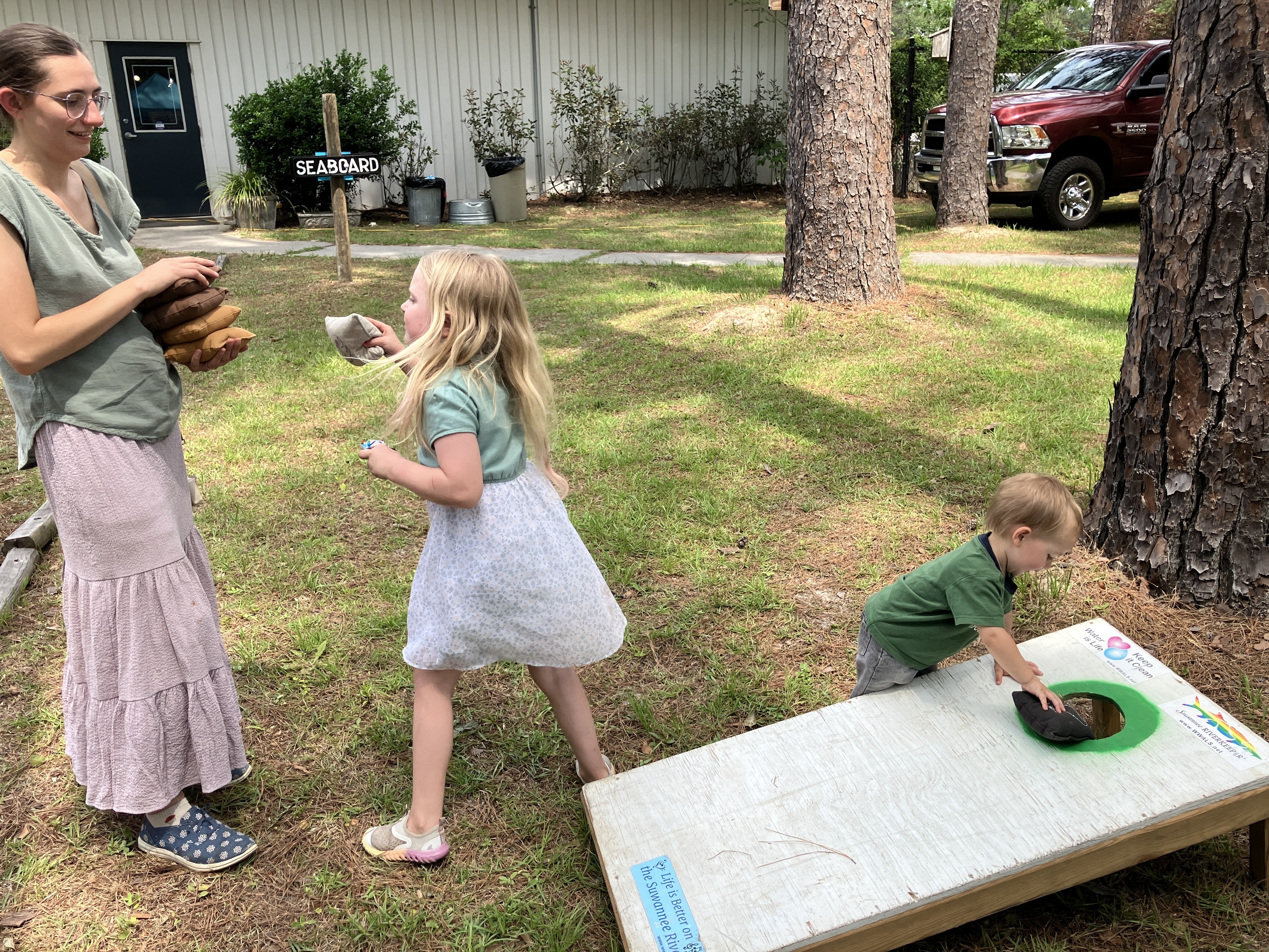 Collecting after winning --Gretchen Quarterman