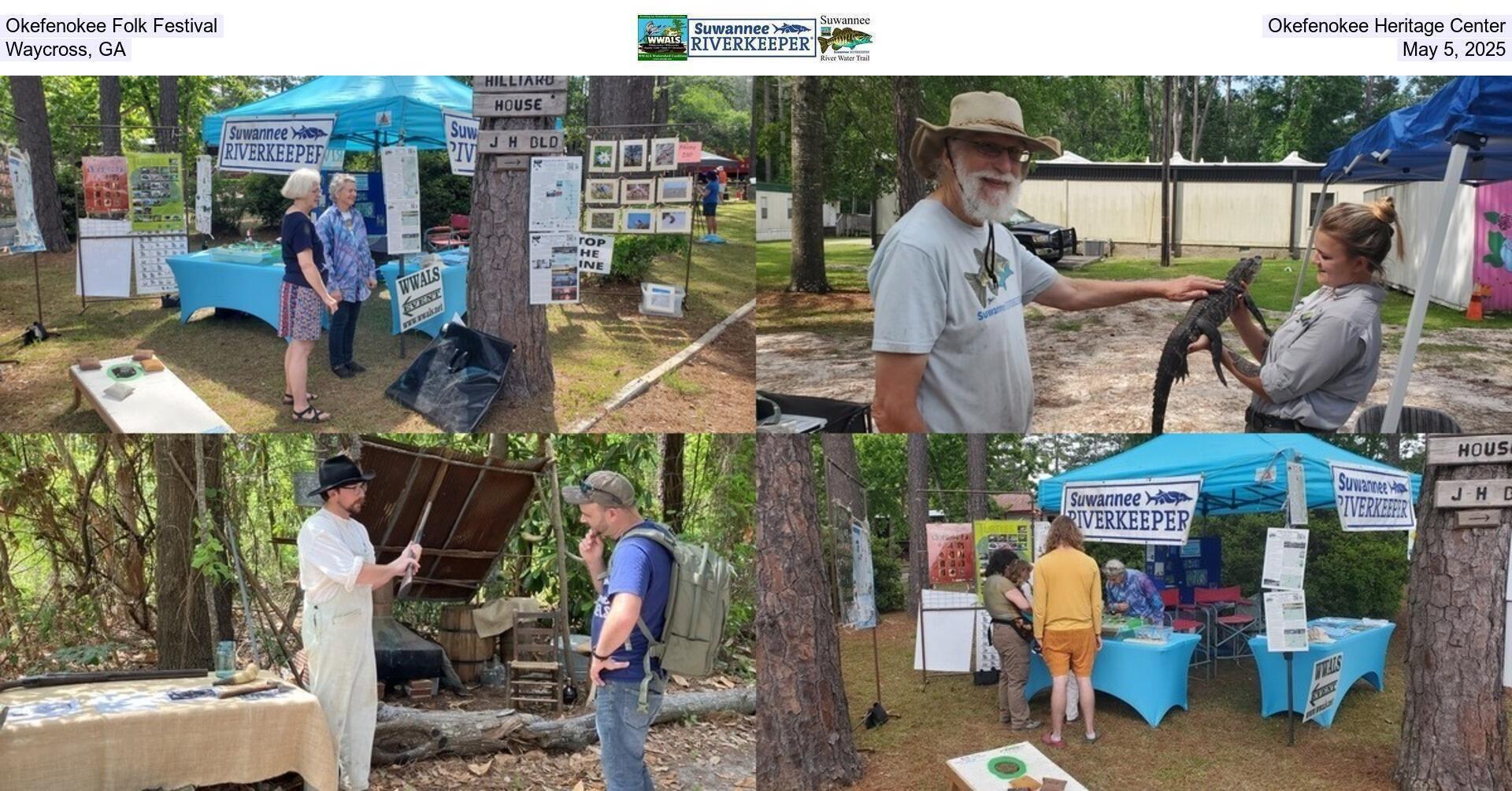 Okefenokee Folk Festival, Okefenokee Heritage Center, Waycross, GA, May 5, 2025
