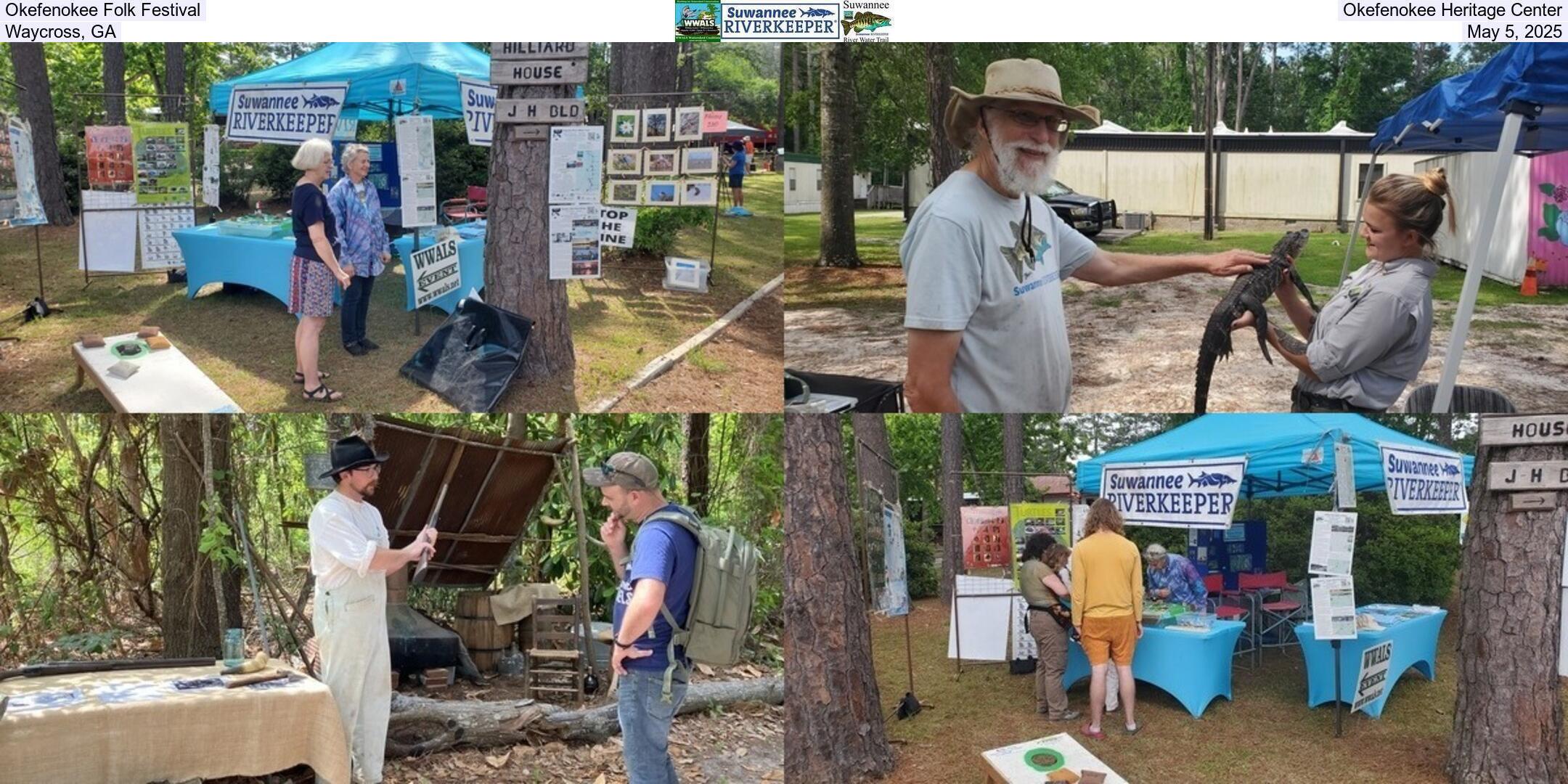 Okefenokee Folk Festival, Okefenokee Heritage Center, Waycross, GA, May 5, 2025