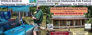[WWALS Booth at 2nd Annual Okefenokee Folk Festival, Okefenokee Heritage Center, Waycross, GA 2025-05-03]