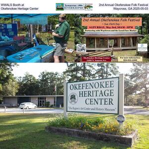[WWALS Booth at 2nd Annual Okefenokee Folk Festival, Okefenokee Heritage Center, Waycross, GA 2025-05-03]