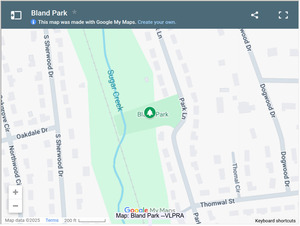 [Map: Bland Park --VLPRA]