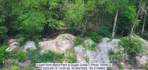 [A path from Bland Park to Sugar Creek?, 2025:05:14 13:55:49, 30.8527626, -83.3149662]