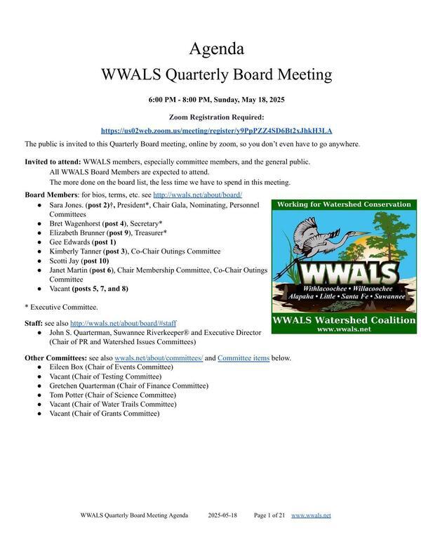 [Board, Staff, Committees 2025-05-18]
