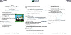 [WWALS Quarterly Board Meeting, Agenda, 2025-05-18]