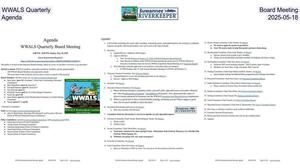 [WWALS Quarterly Board Meeting, Agenda, 2025-05-18]