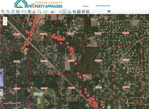 [Map: State of Florida Turnpike Property --Citrus County Property Appraiser 2025-05-25]