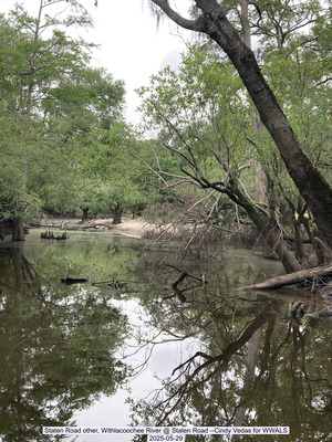 [Staten Road other, Withlacoochee River @ Staten Road --Cindy Vedas for WWALS, 2025-05-29]