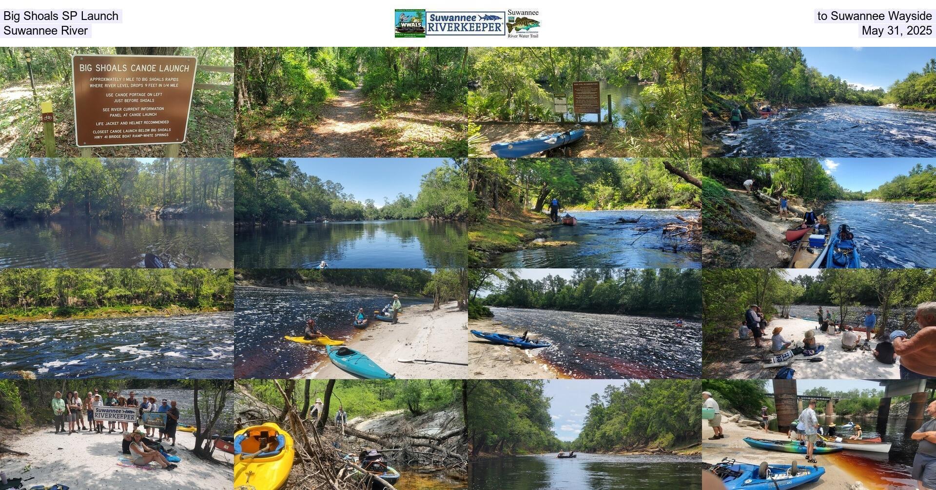[Big Shoals SP Launch to Suwannee Wayside, Suwannee River, May 31, 2025]