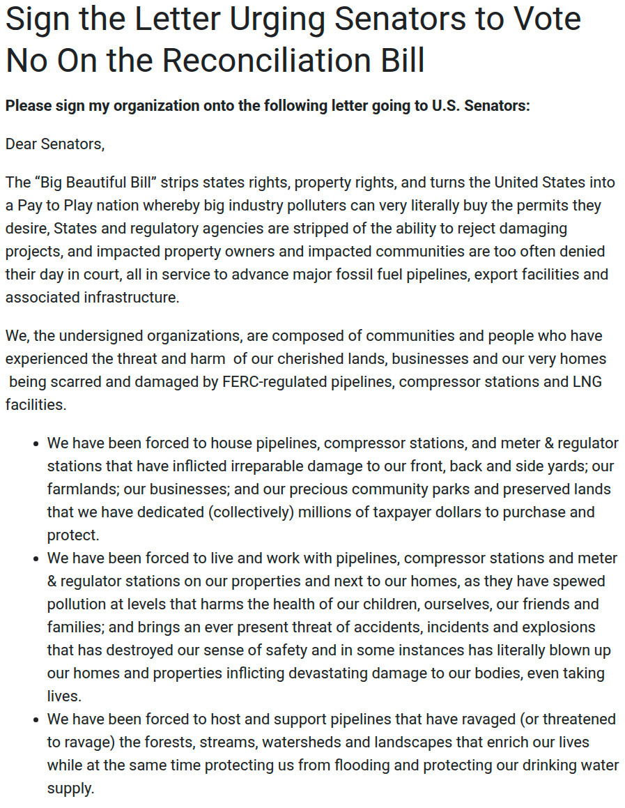 We, the undersigned organizations