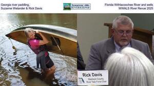 [Georgia river paddling, Florida Withlacoochee River and wells, Suzanne Welander & Rick Davis, WWALS River Revue 2025]