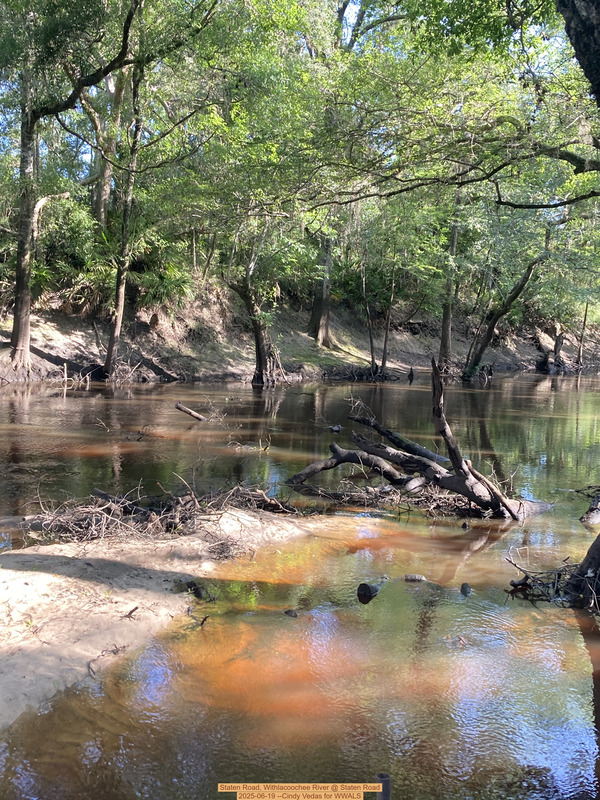 [Staten Road, Withlacoochee River @ Staten Road, 2025-06-19 --Cindy Vedas for WWALS]