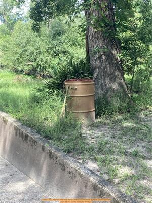 [Trash Can, Langdale Park Boat Ramp, Withlacoochee River @ North Valdosta Road, 2025-06-19 --Cindy Vedas for WWALS]