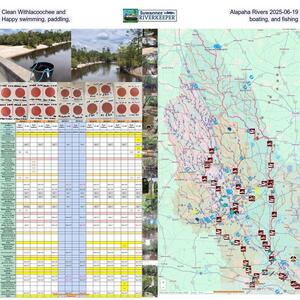 [Clean Withlacoochee and Alapaha Rivers, 2025-06-18, Happy swimming, paddling, boating, and fishing]