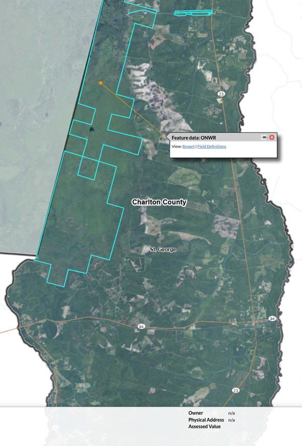 [Map: ONWR --Charlton Co Tax Appraisers 2025-06-20]