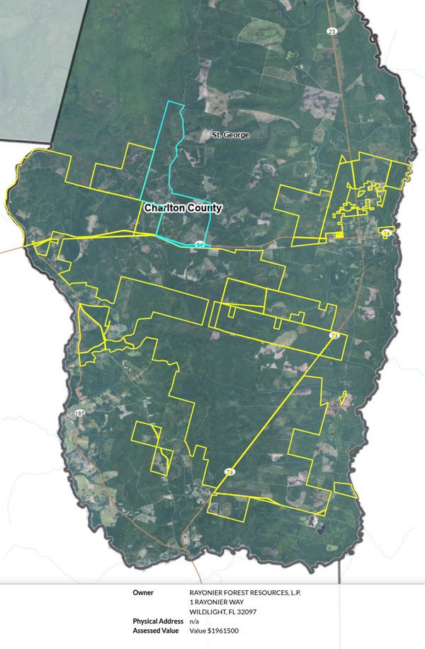[Map: Rayonier Charlton Co Tax Appraisers 2025-06-20]
