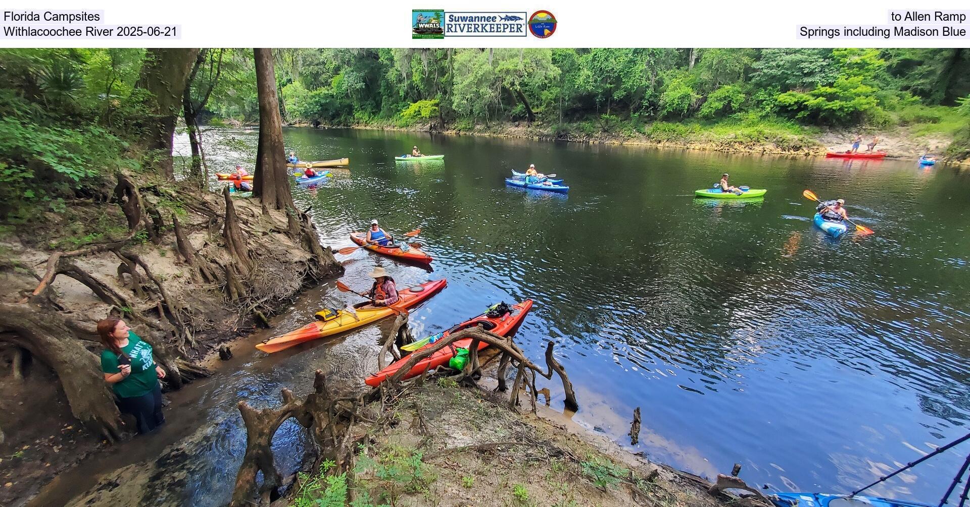 [Florida Campsites to Allen Ramp, Withlacoochee River 2025-06-21, Springs including Madison Blue]